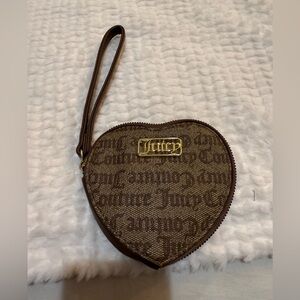 Juicy Couture Brown Coin Purse Wristlet